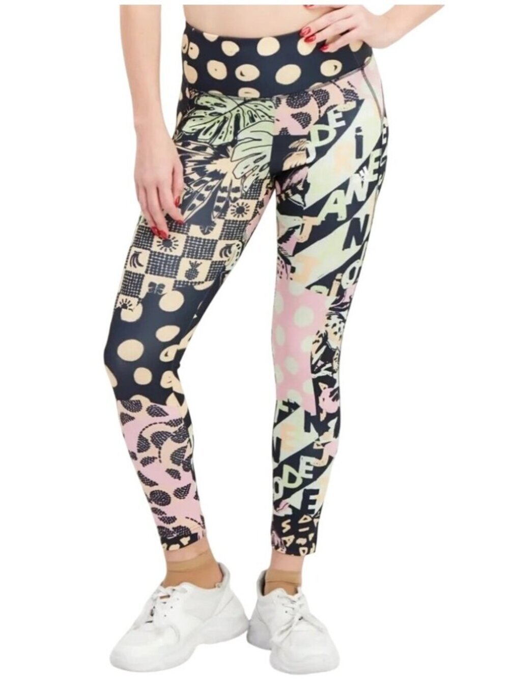 Women's - Adidas x Farm Rio Feel Brilliant AeroReady High Waisted Leggings, SM